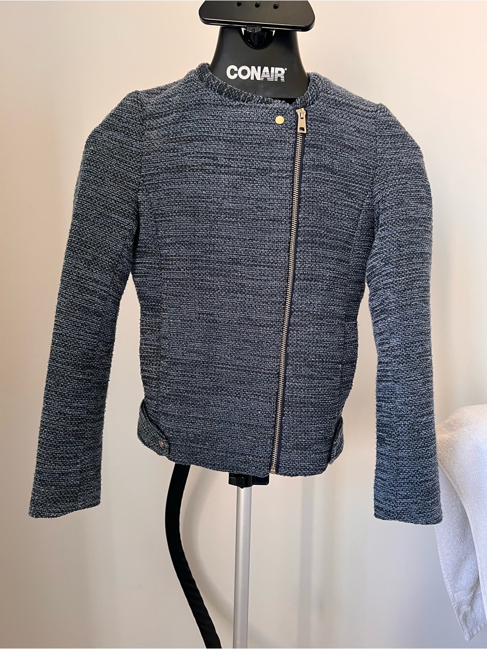 H&M Tweed Moto Jacket